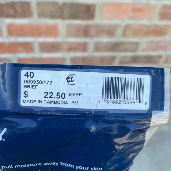 Vintage 2011 Jockey Mens Briefs 5 pack NEW NOS Gray Black Size 40 Y Front - Picture 4 of 6